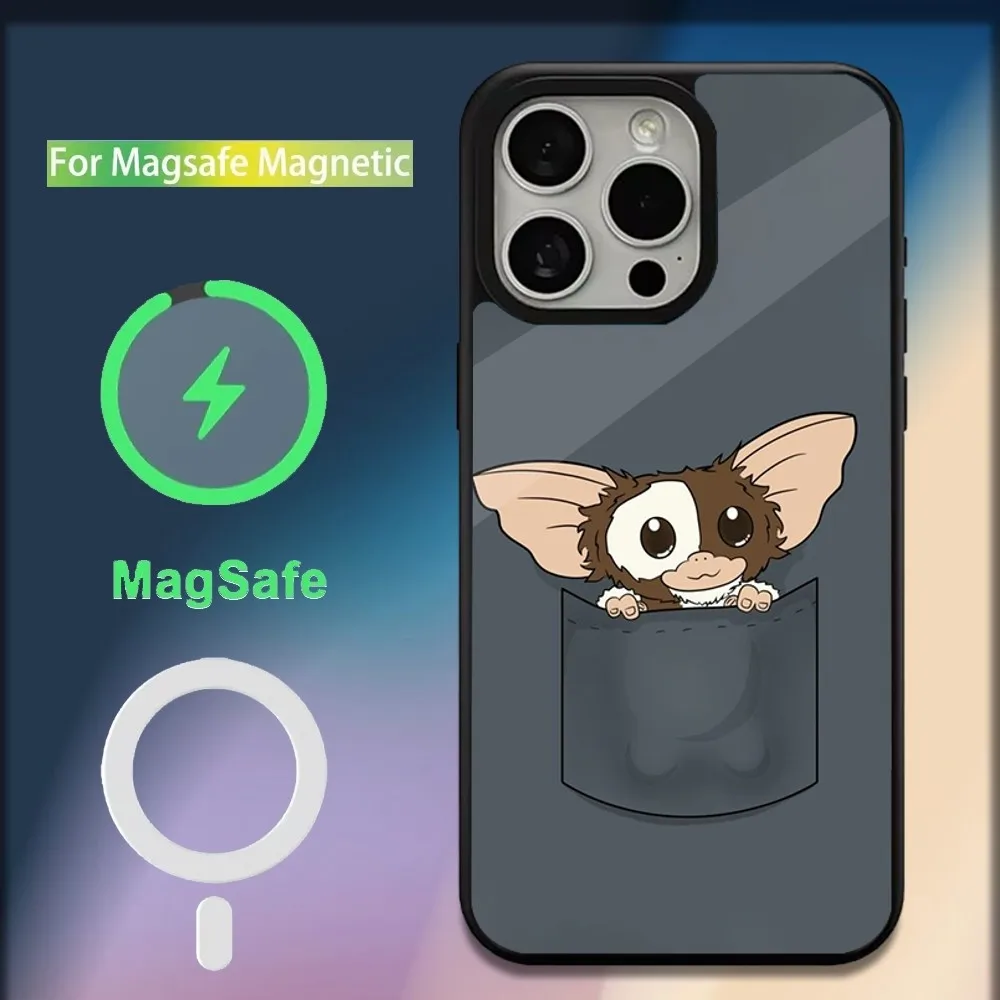 G-Gremlins Gizmo Phone Case For iPhone 16,15,14,13,12,11,Plus,Pro,Max,Mini Magsafe Magnetic Wireless Charging