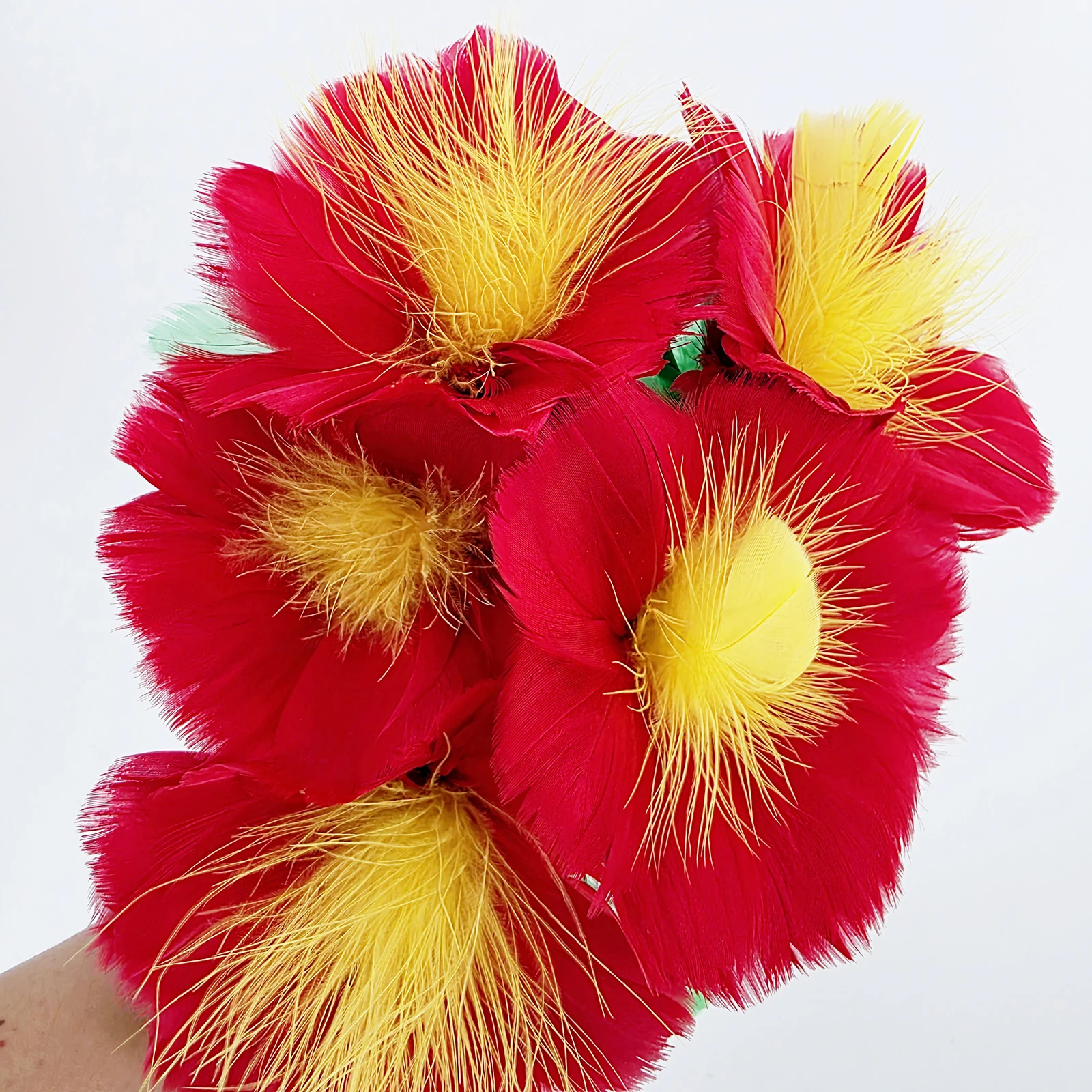 Nodding Feather Flowers الخدع السحرية - 5 زهور الرقص المتحركة التفاعلية للمرحلة عن قرب أداء التحكم عن بعد الدعامة