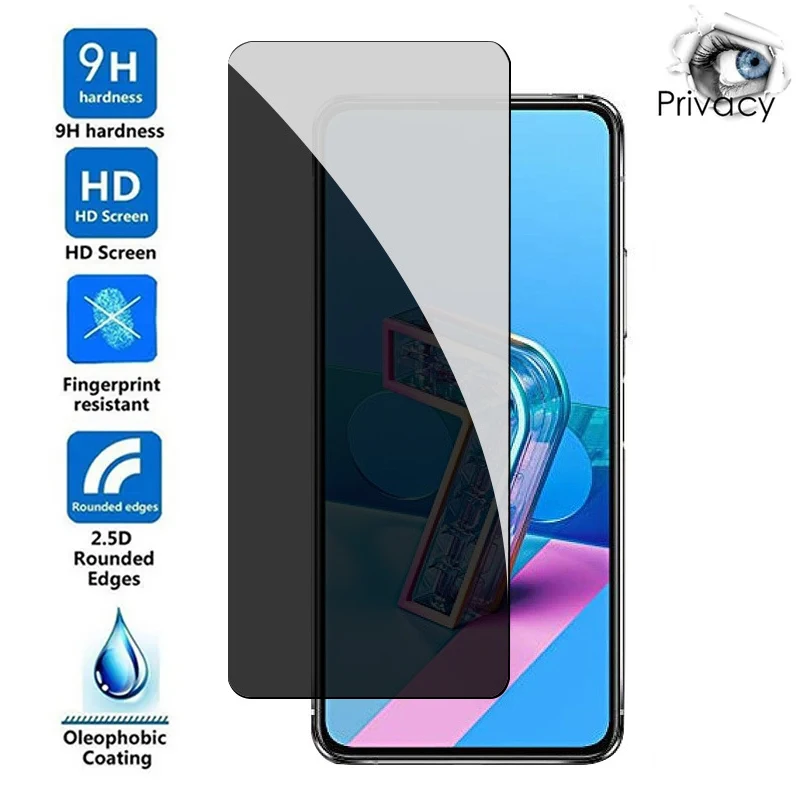 2PCS Privacy Screen Protector For Huawei Nova 7 5 Pro 10SE Y90 Y60 Y61 Y70 Plus Screen Protectors Anti-spy Glass Films