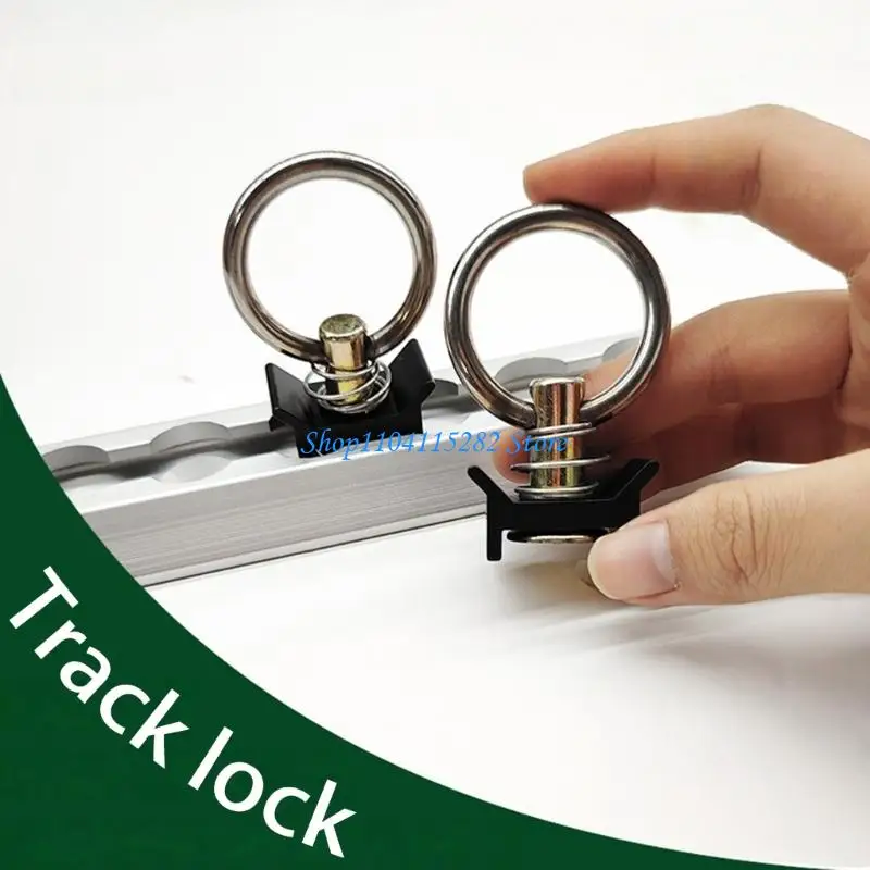 A2BF Spring Loading Plunjer Track Anchors verstelbare positionering voor ladingsbanden gebruiken