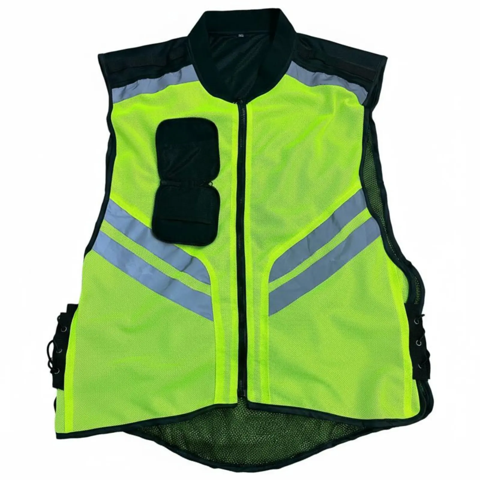 

Светоотражающий мотоциклетный жилет 360 ° Светоотражающий жёлтый сигнальный жилет: одежда повышенной видимости, лёгкая и дышащая