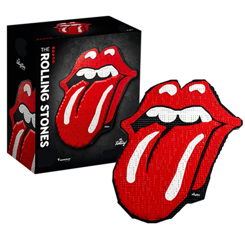 Rolling Stone Band Tongue Art Life Series 3D 1998szt Zabawka do wieszania na ścianie Prezenty świąteczne dla chłopców i dziewcząt