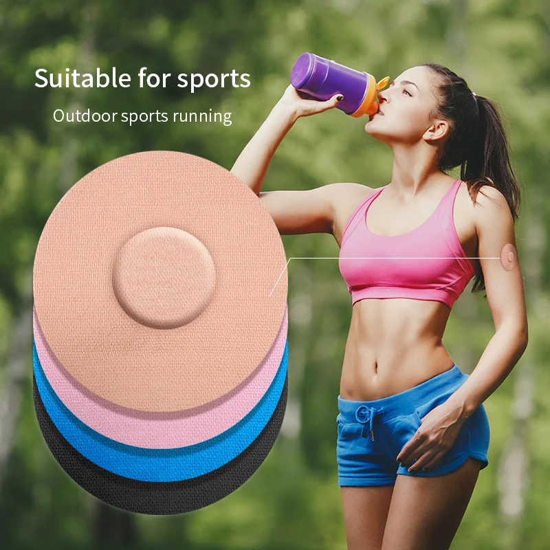 10pc Libre Adhesive Patches Sports Sensor Stickers Fixic Covers Breathable Waterproof Skin-friendly For Running,Outdoor Climbing