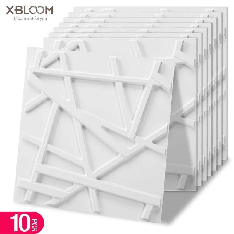 

10 шт. 3D настенная панель для внутреннего декора стен, настенная панель из натурального дуба из искусственного дерева, наклейка на стену с бриллиантовым акцентом для гостиной, спальни, гостиной