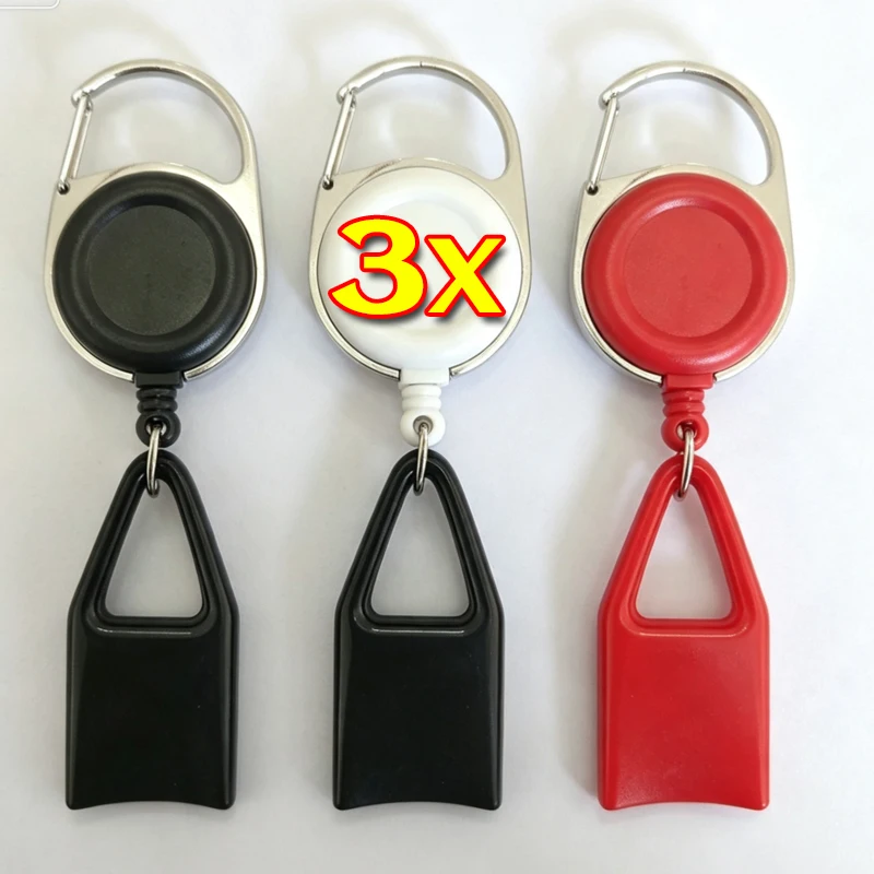 Anti-Loss Lighter Retractable Keychain Protective Sleeve Holder Keychain Safe Stash Easy-to-pull Buckle Rope Elastic Keychain
