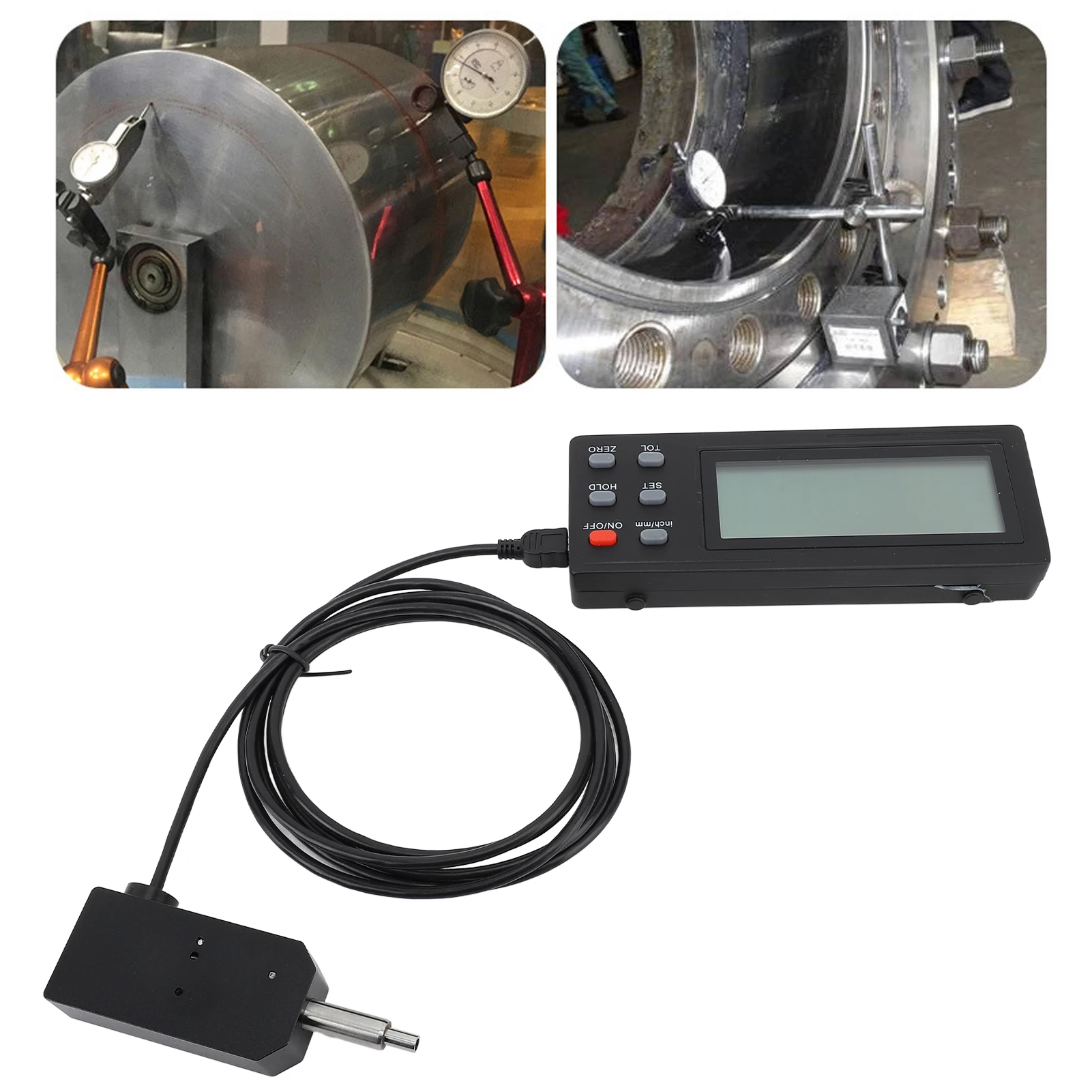 정확한 마이크로미터 마이크로미터 디지털 디스플레이 0.00005in 0.001mm 해상도 다기능 정확한 측정 도구 마이크로미터