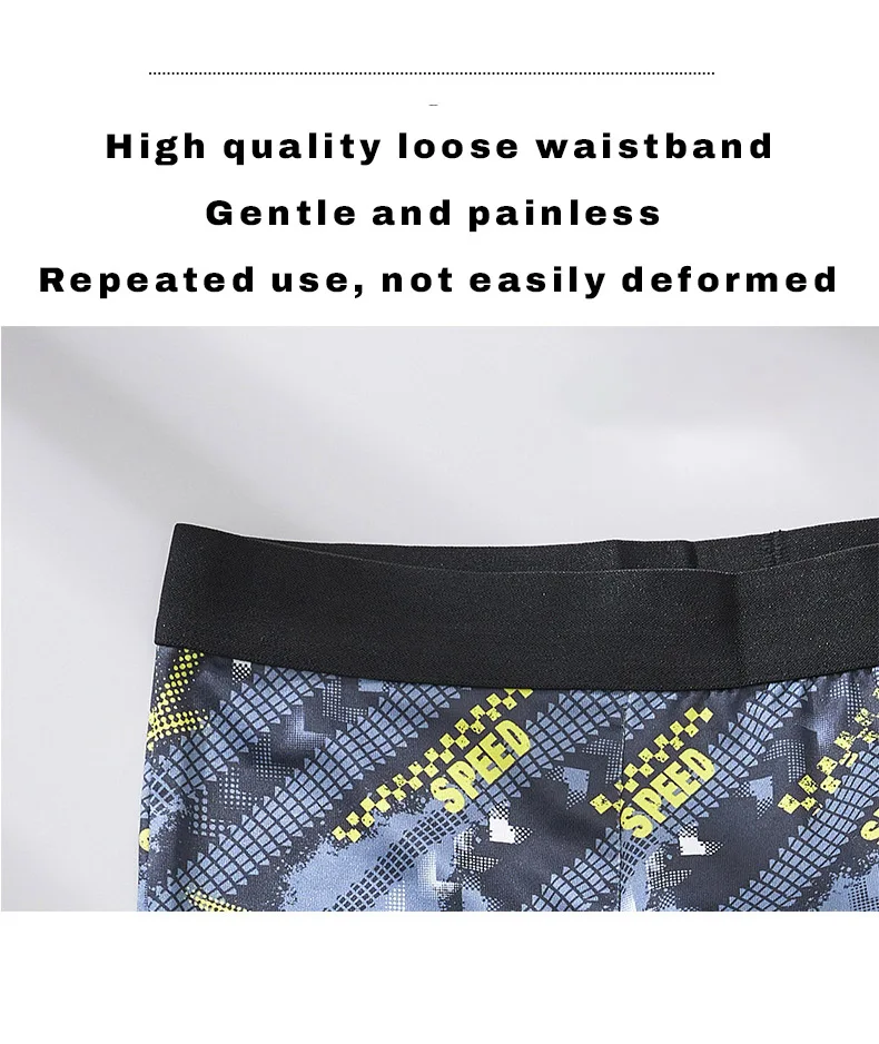 Sous-vêtements pour hommes Boxer slips 1 paquet de sous-vêtements pour hommes doux et extensibles avec mouche