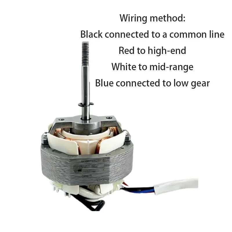Industrial CNC Capacitive Hood Motor Model YSY5816/YSY6114 Circulating Fan Small Motor Durable and Stable 3-speed