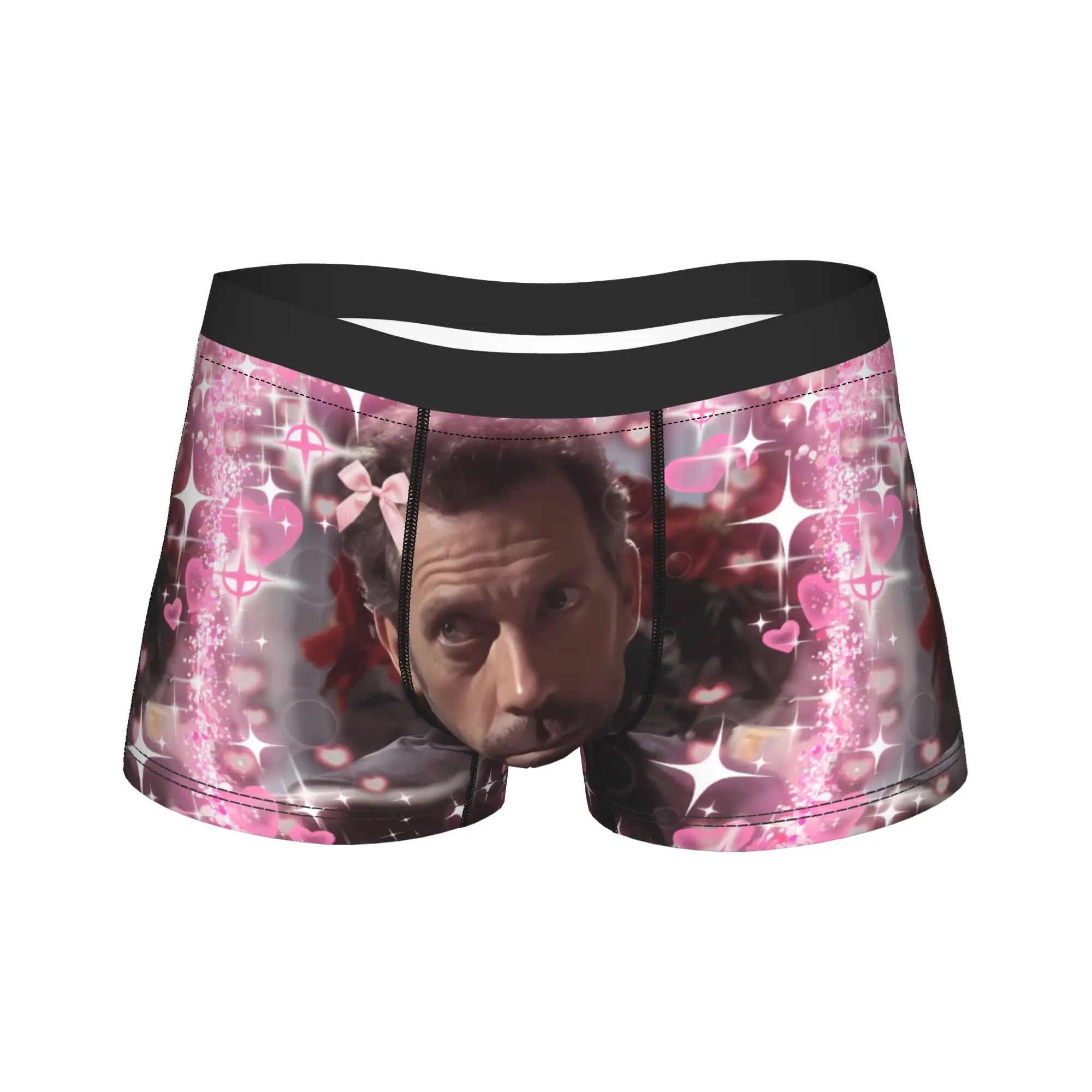 Dr House MD Underwear Love Men's Shorts Briefs Comfortable Trunk High Quality Pattern Plus Size Underpants
