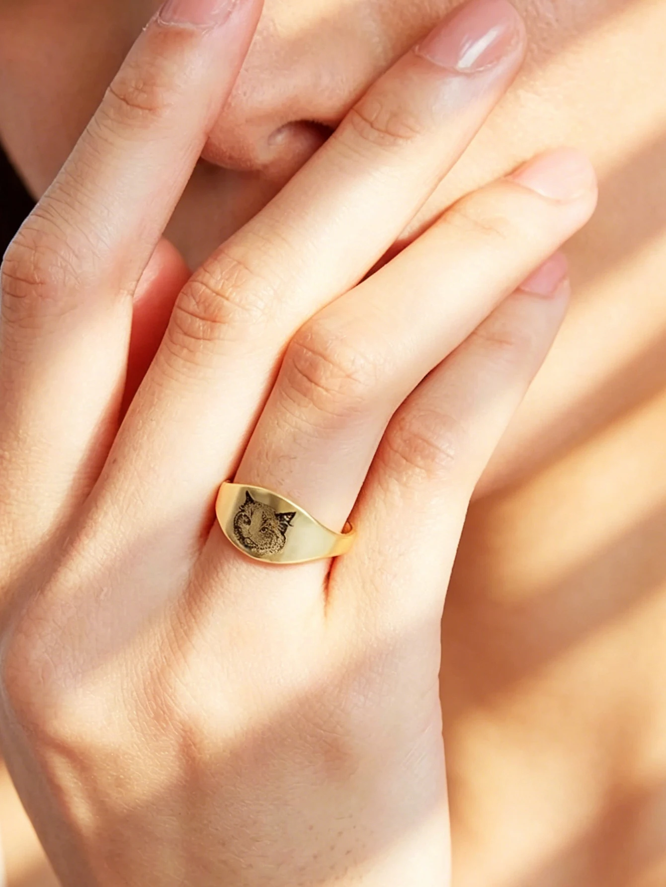 Personalized Custom Ring Set, Stainless Steel