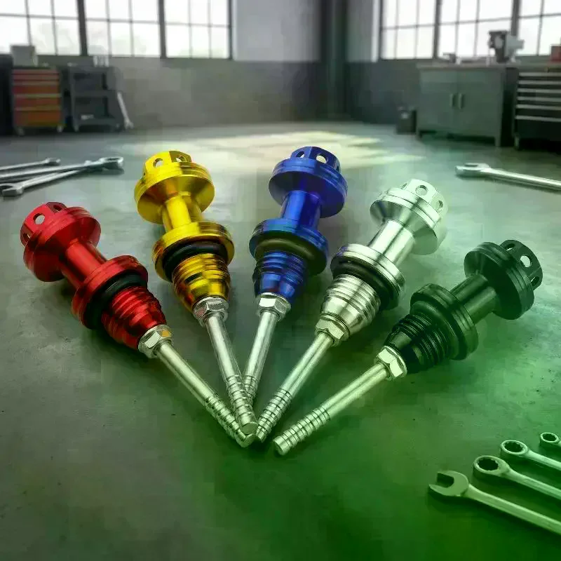 1Pcs Universal Motorbike Accessories Motorcycle Modification Oil Deep Stick Moto Body Parts CNC Oil Dip Stick Filter