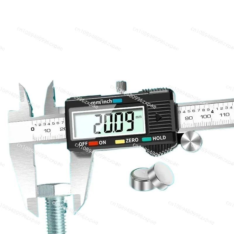 Digital Display Vernier Caliper, High-precision PD-151 Metric 150mm Industrial Digital Small Oil Gauge Electronic Ruler