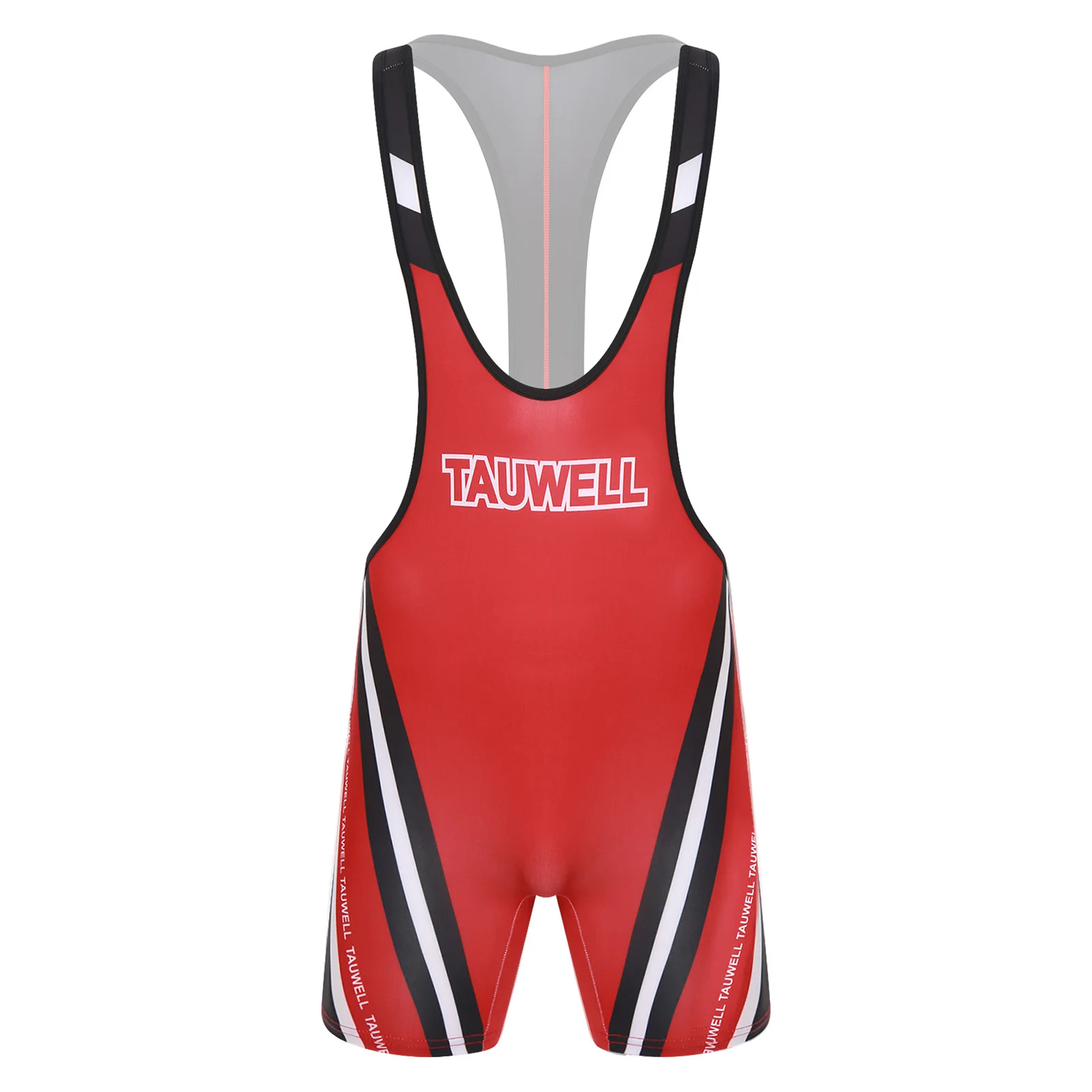 

Mens Wrestling Singlets Contrast Color Boxer Shorts Athletic Bodysuit Compression Jumpsuit for Yoga Gym Sports Swimming