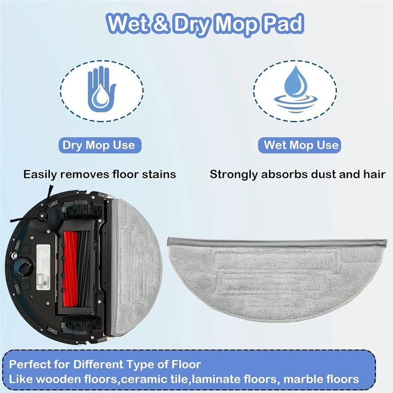 MENGAPA-Suku Cadang Pengganti untuk Kit Aksesori Penyedot Debu Ultra Robot Roborock S8 Pro