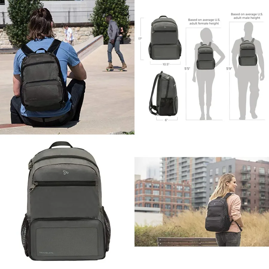

Anti-Theft Active Packable Backpack