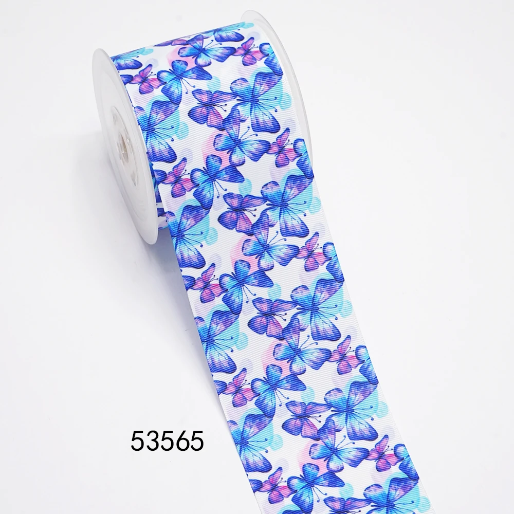 DIY Butterfly Printed Grosgrain Ribbon For Craft Supplies Sewing Accessories 5 Yards, Planar Resins Mold 10 Pieces. 53561
