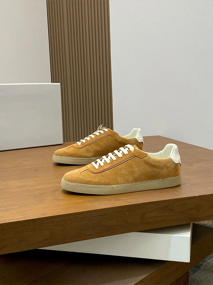 

Men's suede casual shoes, comfortable flat bottom, fashionable daily wear, fashionable casual shoes, sizes 39-45