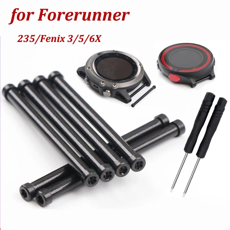 Watch Screws for Garmin Forerunner 235 935 945 Fenix 3 5 6X 6pro Watchband Spring Bars Pins Screw Connector Watch Removal Tools