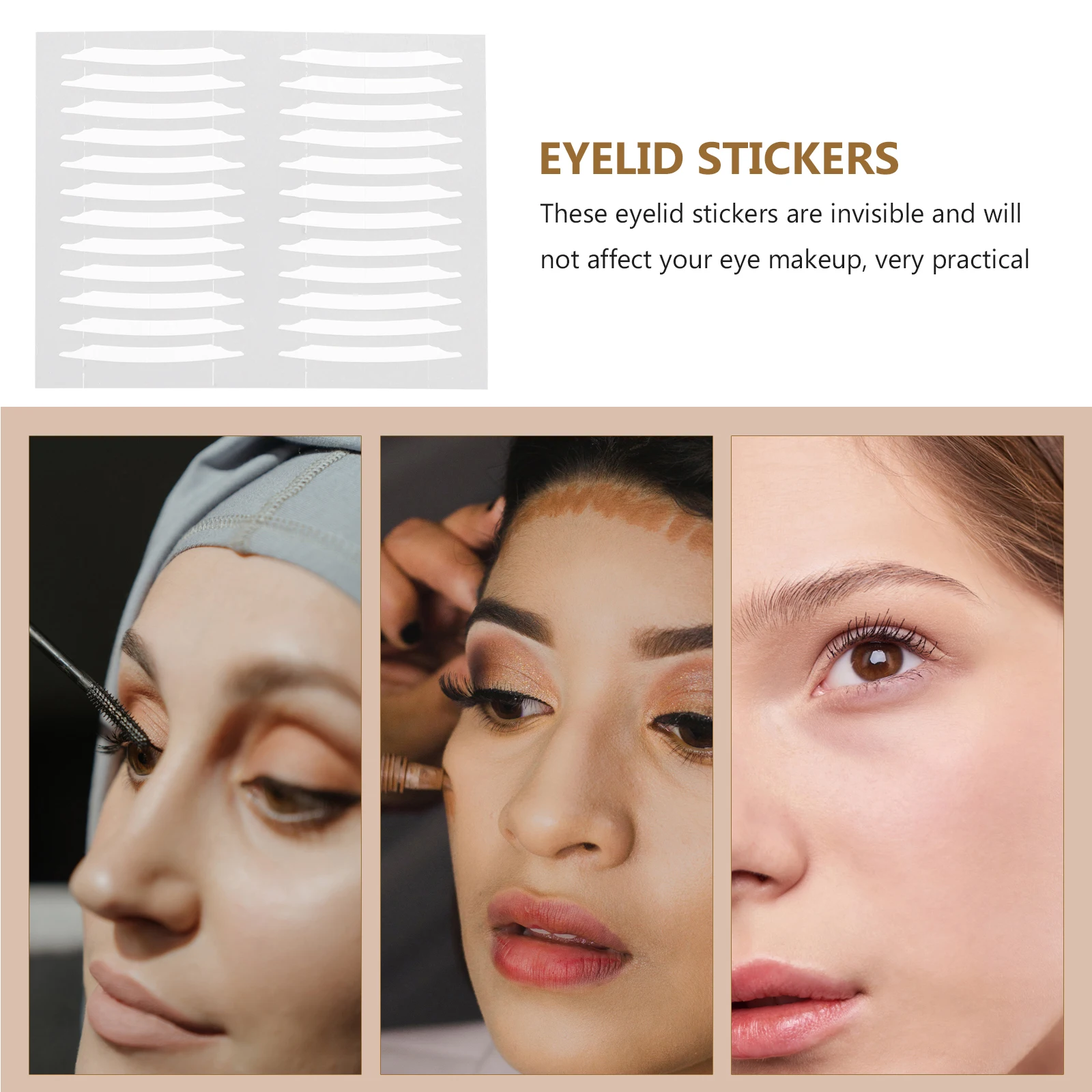 30 stuks dubbele ooglidstickers onzichtbare ooglidtapes natuurlijke patches non-stick make-up tool eenvoudig aan te brengen geen pijn oog voor perfect
