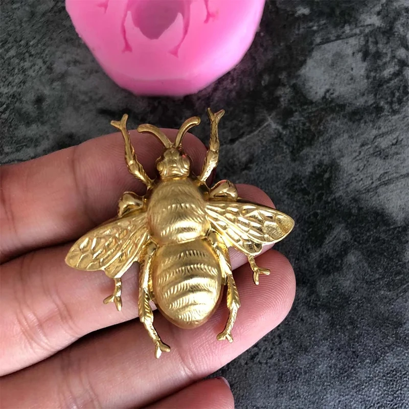 Honeybee Modeling Silicone Mold DIY Cake Baking Decoration Chocolate Mold Fudge Cake Decoration Honeybee Silicone Mold