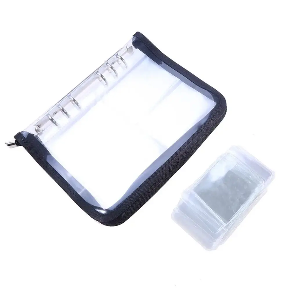 

Portable Water-proof Necklace Earring Holder Bag Anti-oxidation Zip Lock Photo Storage Book Transparent Jewelry Bag Bracelet