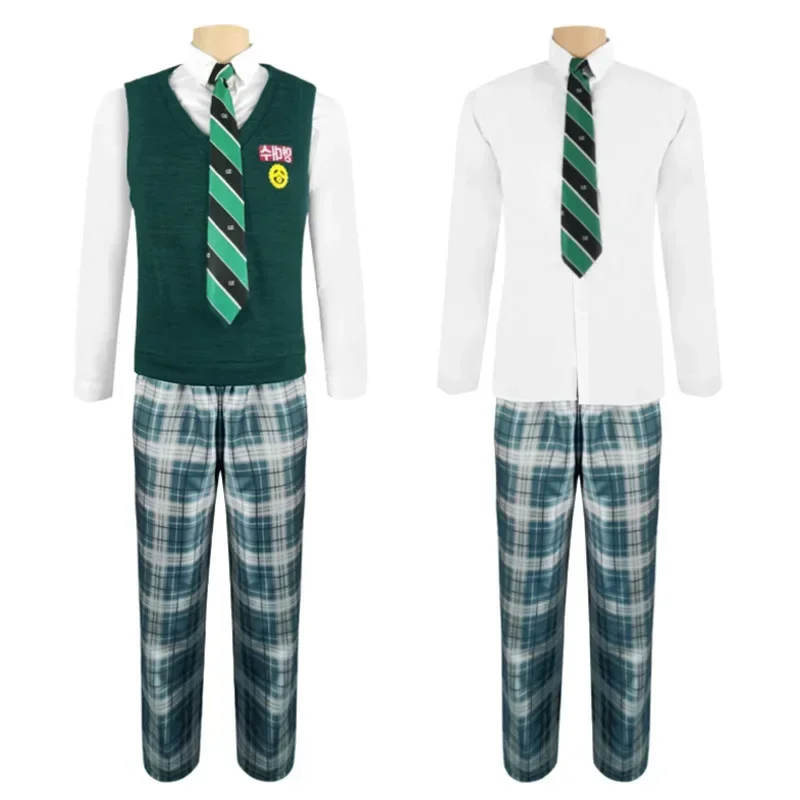 Tv-serie alle von uns sind tot cosplay kostüme anzug jk uniform frauen schuluniform dk set paar outfit rollenspiel halloween