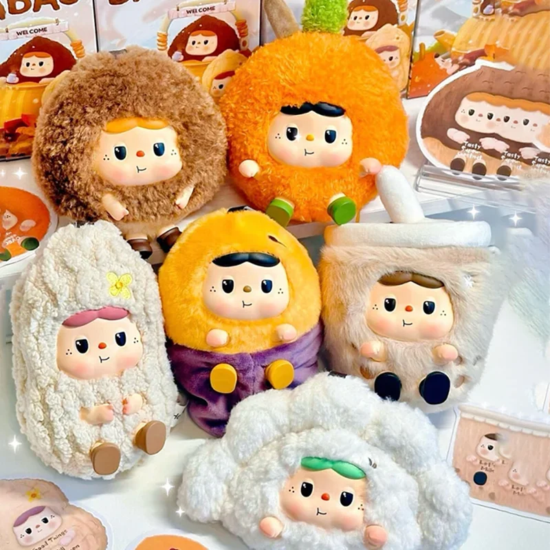 

BaoBao Warm Fireside Tea Party Series Blind Box Mystery Box Caixa Caja Dolls Gift Anime figures Warm bag pendant cute doll toys