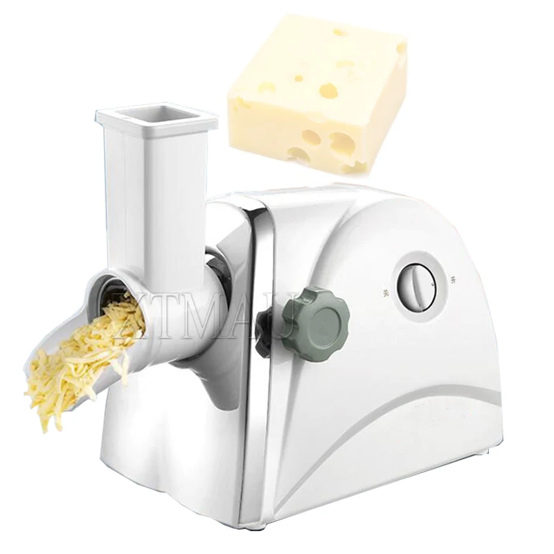 XTMAU Cheese Slicer Electric Commercial Automatic Cheese Shredder Cheese Shredding Cheese Grater Household Cheese Slicing Machin