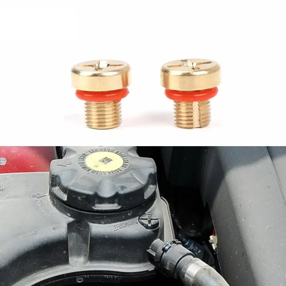 

Coolant Expansion Tank Bleeder Screw Brass for BMW E36 E39 E46 E53 Bill Car Oil Radiator Pipe Water Tank Return Pipe