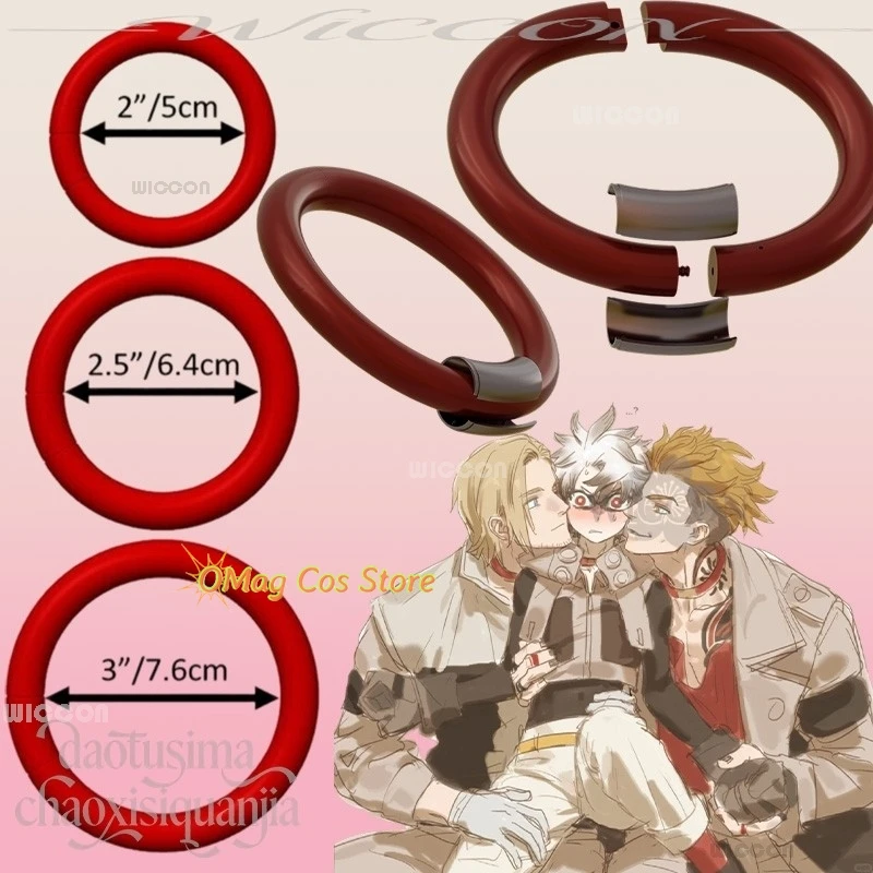 Disfraz Anime GACHIAKUTA Cosplay Rudo Surebrec Enjin Zanka 3D Polylactic Acid Necklace Choker Accessories deguisement adulte