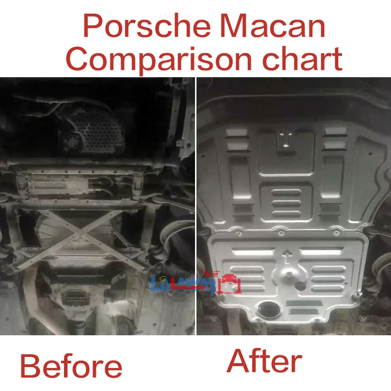 For Porsche Macan 2014 2016 2018 2020 3D Engine chassis shield Bottom protection board Car Accessories