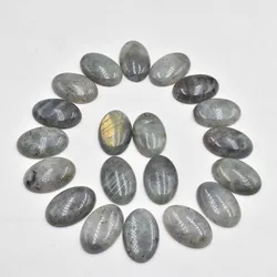 Wholesale 20pcs/lot fashion good quality natural Labrador stone Oval CAB CABOCHON beads for jewelry making 20x30mm Free shipping