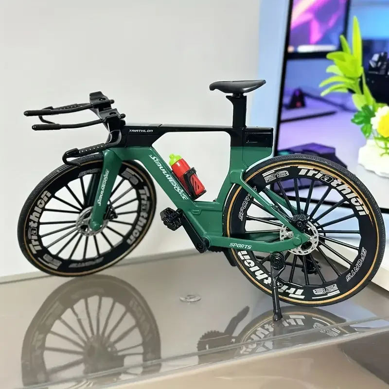 ใหม่ 1:8 รุ่น MINI จักรยานน้ําขวดโลหะ Diecast ของเล่นจักรยาน Mountain Finger จักรยานจําลองคอลเลกชันของเล่น