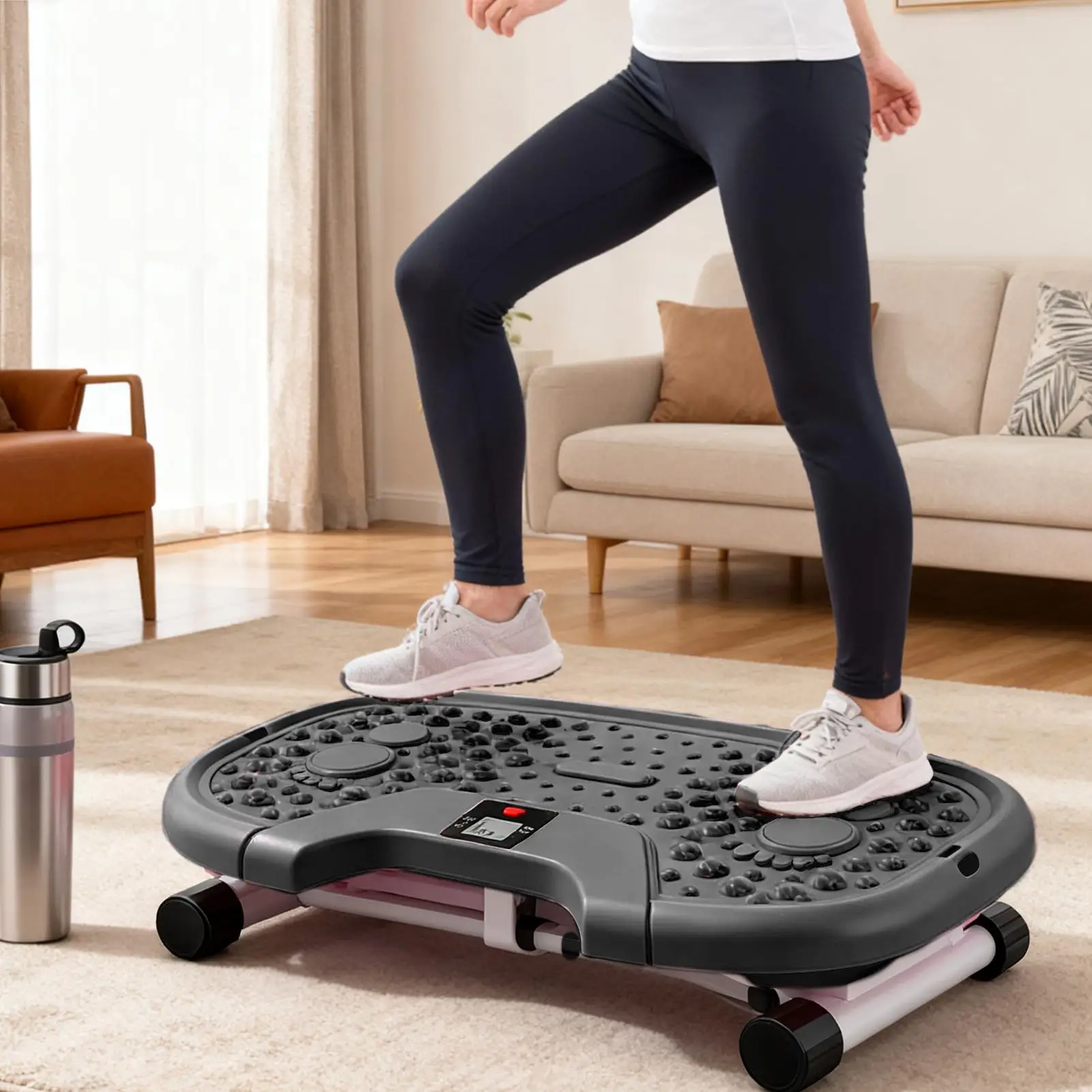 Escalera paso a paso para oficina, accesorios pequeños para gimnasio en casa, paso a paso compacto para ejercicio, glúteos, núcleo Abs, parte superior del cuerpo al aire libre