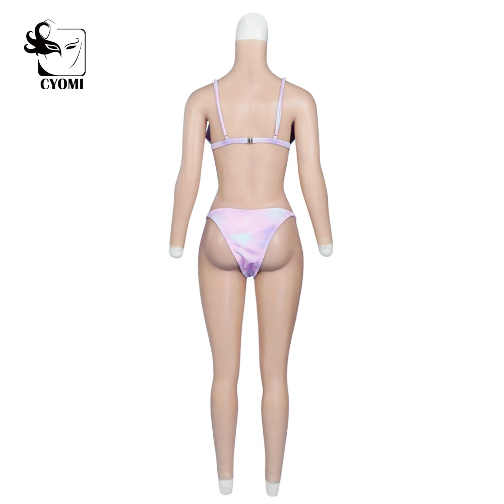 CYOMI C Cup 9-Point With Arms Silicone Breast Forms Real Fake Vaginas For Men Tights Suits For Drag Queen Crossdresser Shemale