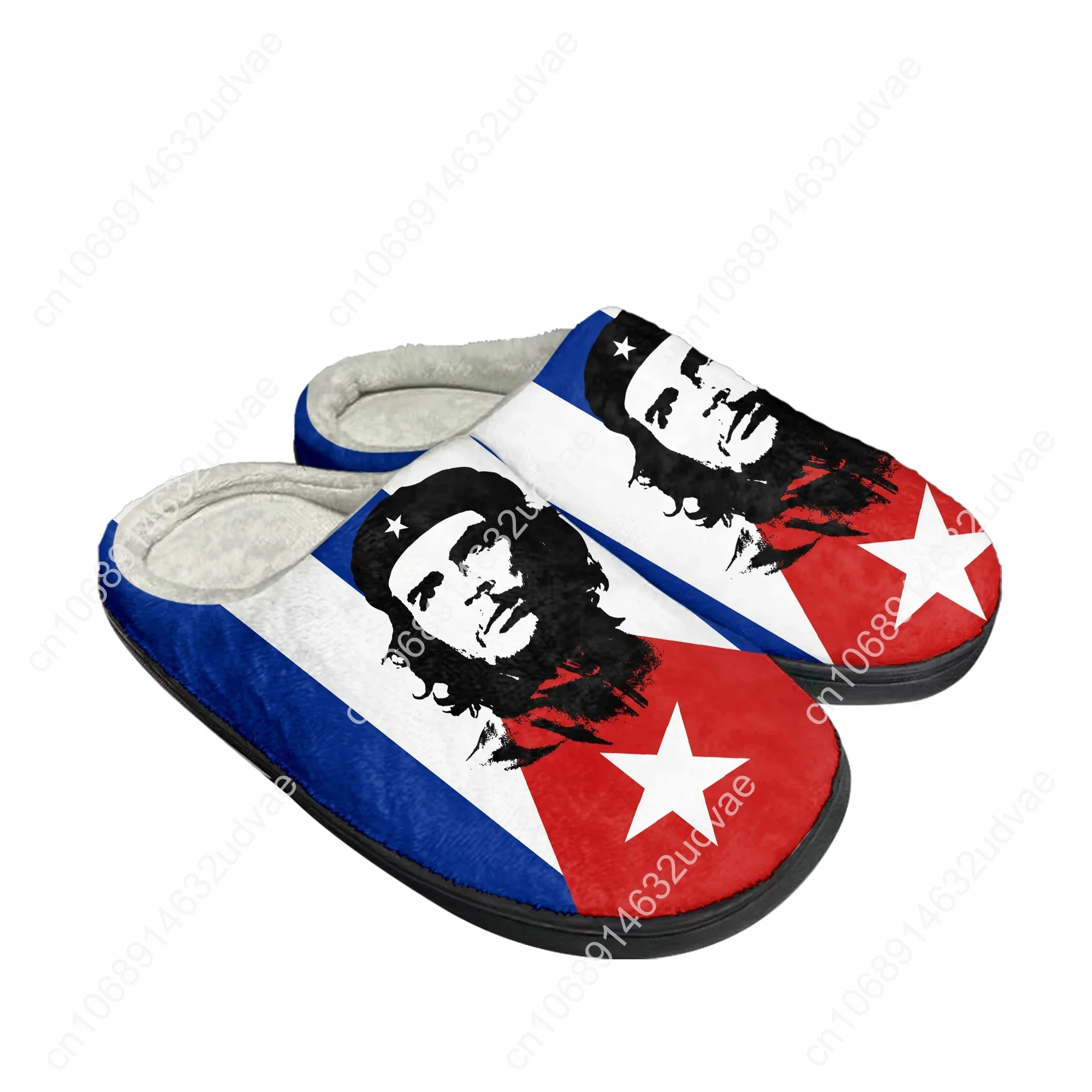 تشي غيفارا المنزل شبشب قطني أفخم غرفة نوم عادية الدفء الأحذية الحرارية داخلي النعال رجل إمرأة مخصص لتقوم بها بنفسك الأحذية