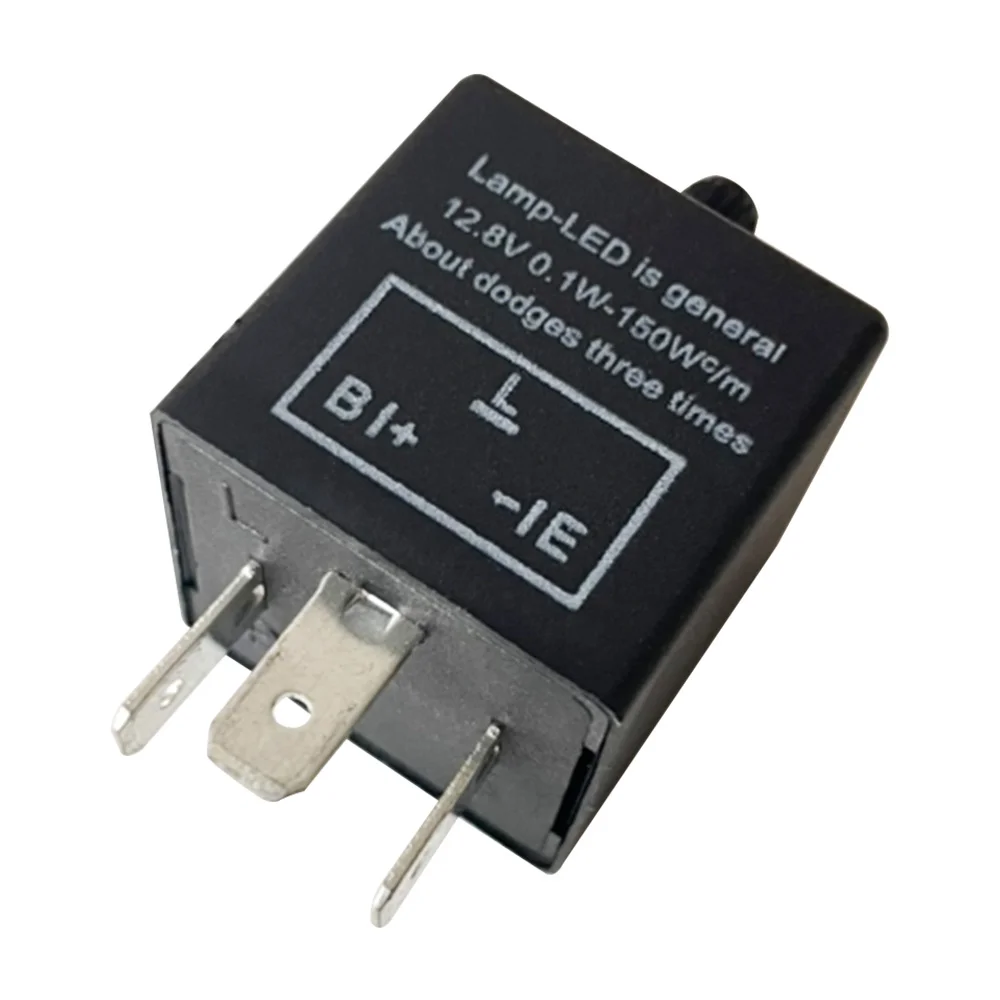 Flash Relay Switch DC12V CF13 Adjustable Flash Relay Adjustable Frequency Steering LED Light 3PIN