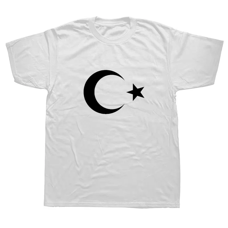 Turkish men's and women's summer casual pure cotton short-sleeved T-shirts, fashionable street casual short-sleeved shirts