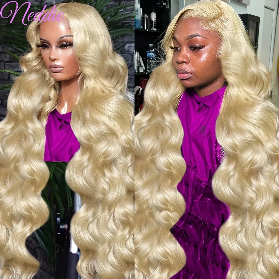 Blonde Body Wave Wigs Lace Front Wigs HD Transparent Lace 13x4 13x6 Human Hair 613 Pre Plucked Brazilian Frontal Wigs For Women