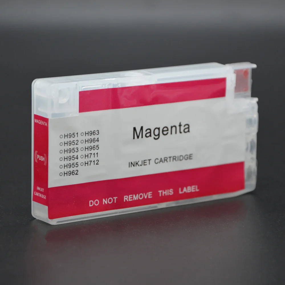 4Color/Set HP712 HP712XL Refill Ink Cartridge with Chip for HP Designjet T210 T230 T250 T630 T650 Printers