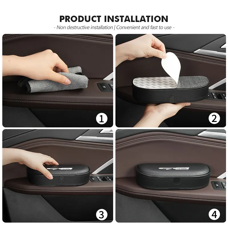 Car Left Right Door Armrest Adjustable Height Elbow Rest Box For KIA gt gtline Xline ceed Forte RIO STINGER Seltos K3 K4 view 5