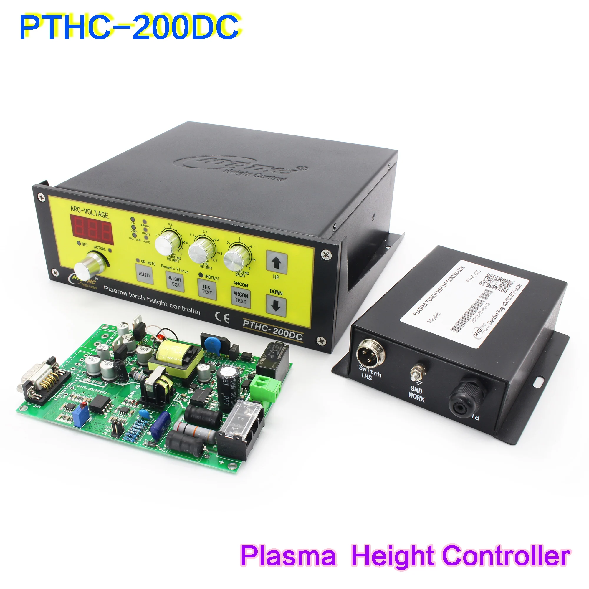 Arc Voltage Plasma Torch Height Controller PTHC-200DC For plasma cutter Machine CNC