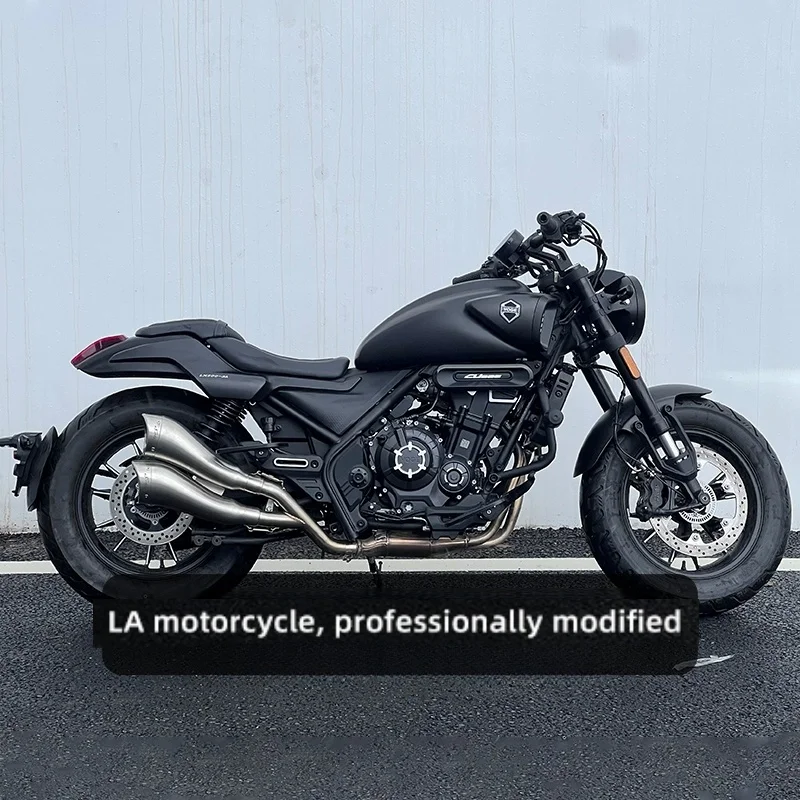 For VOGE CU525 modified full exhaust pipe, the sound is deep, thick and powerful