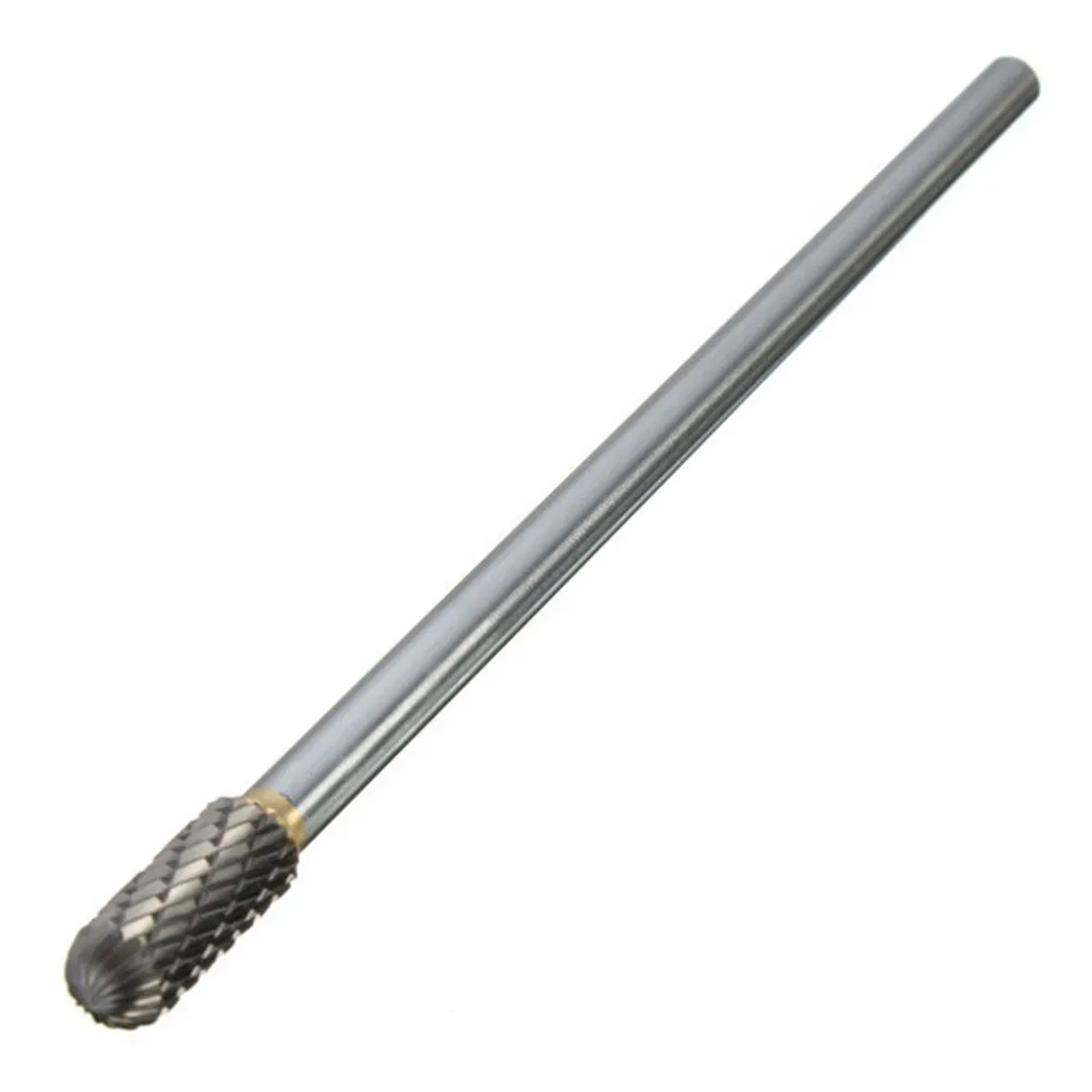 

4 Rotary Burr Polishing Head Carbide 1/4 Inch W/ 6mm Shank 150mm Long Reach CNC Engraving Bit Polisher Accessories