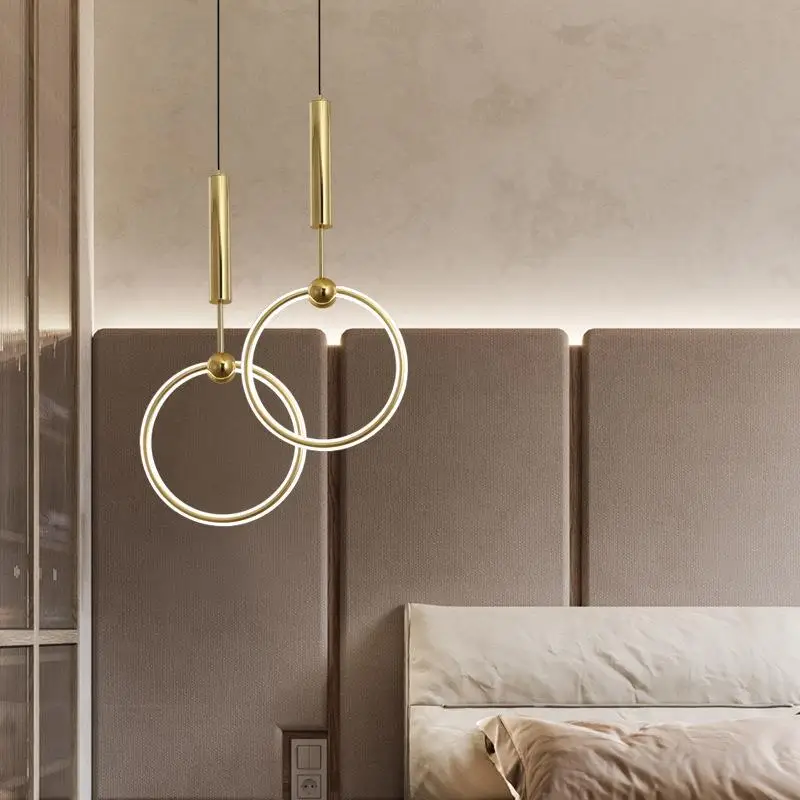 

Mordern Golden Luxery LED Metals Silicone Pendant Light Lamp For Bedroom Living Room Office Indoor Home Decorative Fixture