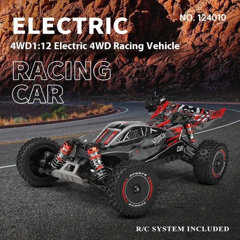 Weili new product 124010 1: 12 electric four-wheel drive racing car model remote control car cross-border rc car