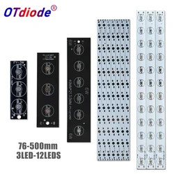 1-10pcs 1W 3W 5W LED Aluminum Base Plate 130mm 150mm 300mm 400mm 500mm 595mm PCB Board For 1 3 5 7 10 12 15 W Watt Light Beads