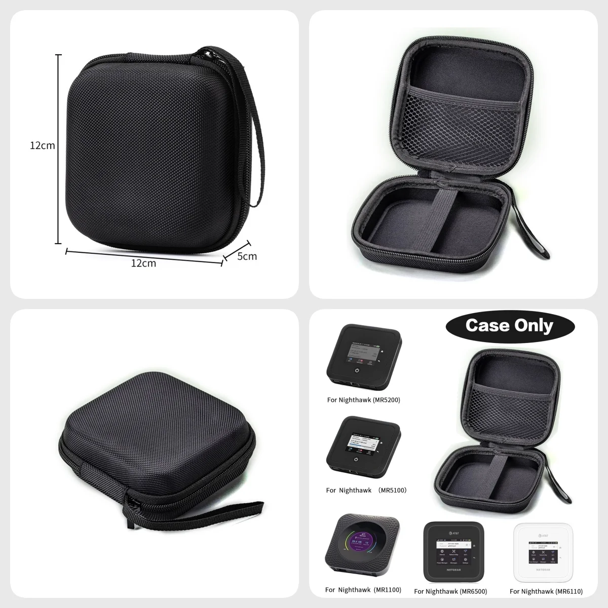 Case Storage Bag for NETGEAR Nighthawk M6 Pro MR6150 6500/ M5 5G MR5200 5100/M1 M2 MR2100 MR1100 Mobile Hotspot Router Accessory