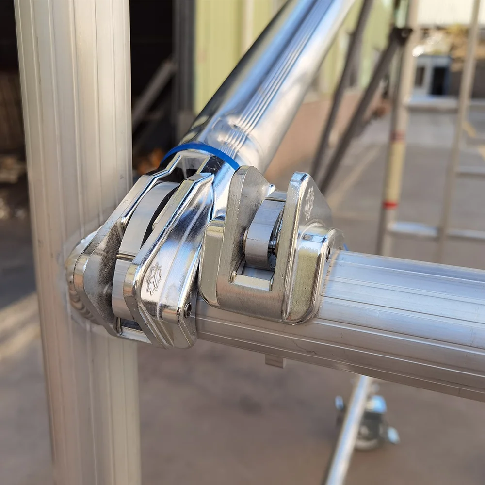 Menara Perancah Teleskopik Aluminium Mobile Model Baru dalam Perancah