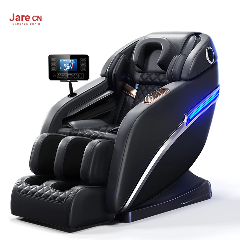 2024 New Design Full Body Zero Gravity 8d Fixed Roller Cheap Price Electric Music Massage Chair With Foot Head Massage